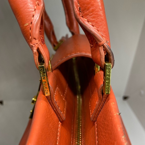 TORY BURCH Salmon Leather Tote - Picture 10 of 15